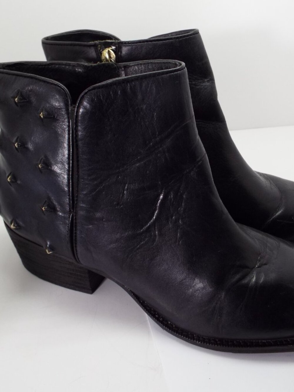 Elliot Lucca Black Women's Studded Boots Size 8.5